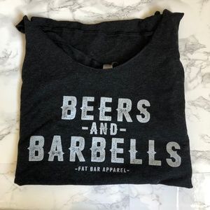 Beers & Barbells Tank Top - Size Large